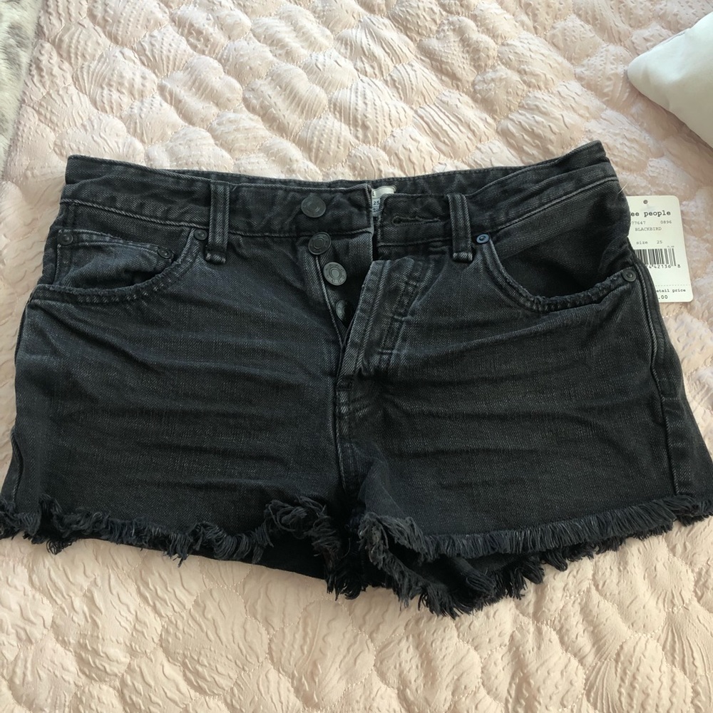 NWT Free People Black Shorts
